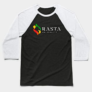 Rasta University Logo Reggae Baseball T-Shirt